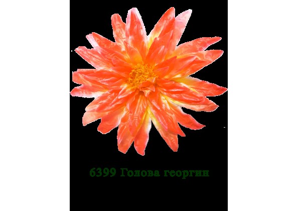 6399 Голова георгин многослойный d=18 см