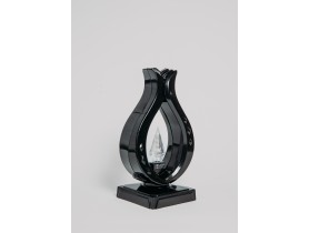 Лампада ритуальная Wazon D 2 otw H=28 см пластиковая, со светодиодными лампами